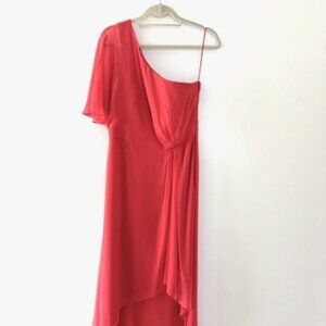 Trina Turk High Low One-Shoulder Dress